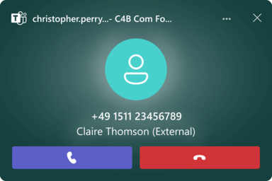 Contacts by XPhone — identification automatique de l'appelant dans Teams